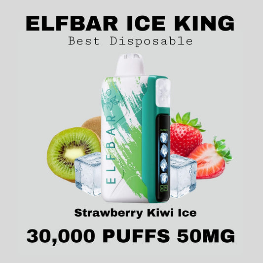 Best ELFBAR Ice King 30K Strawberry Kiwi Ice in Dubai UAE