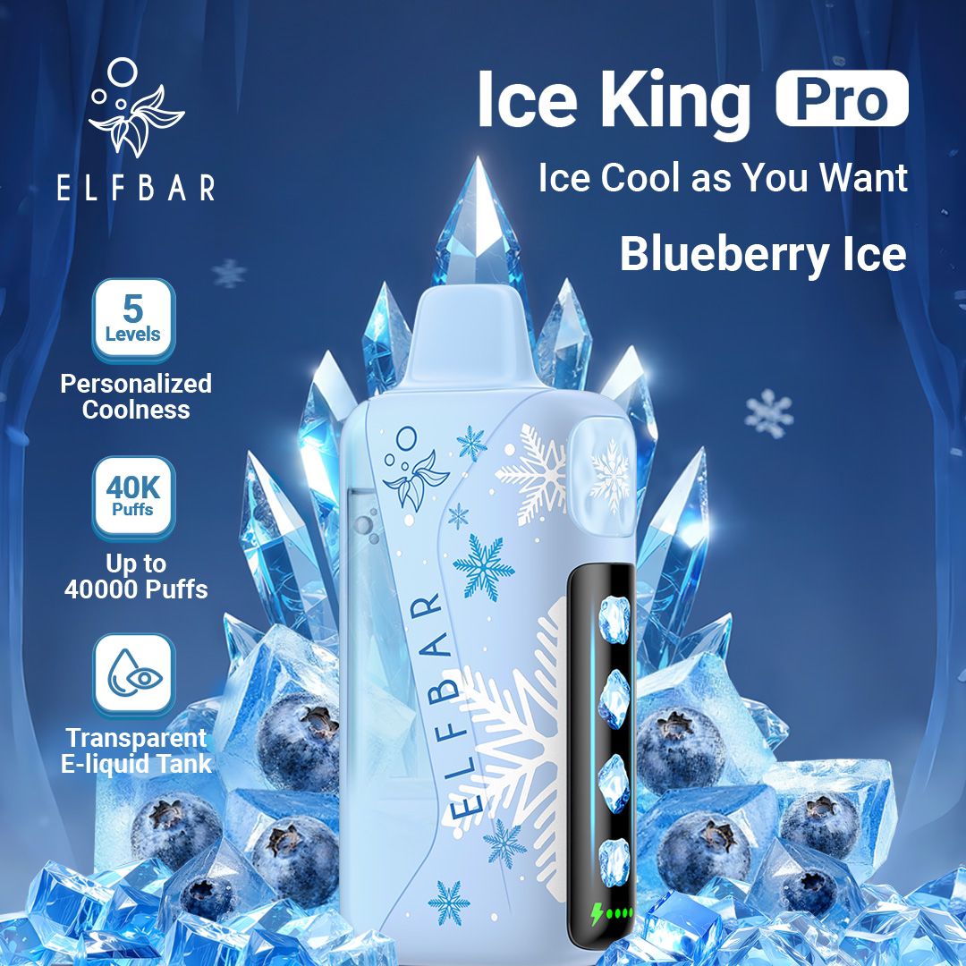 ELFBAR Ice King Pro 40000 Puffs Blueberry Ice