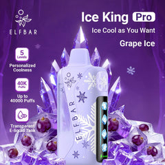 ELFBAR Ice King Pro 40000 Puffs Grape Ice