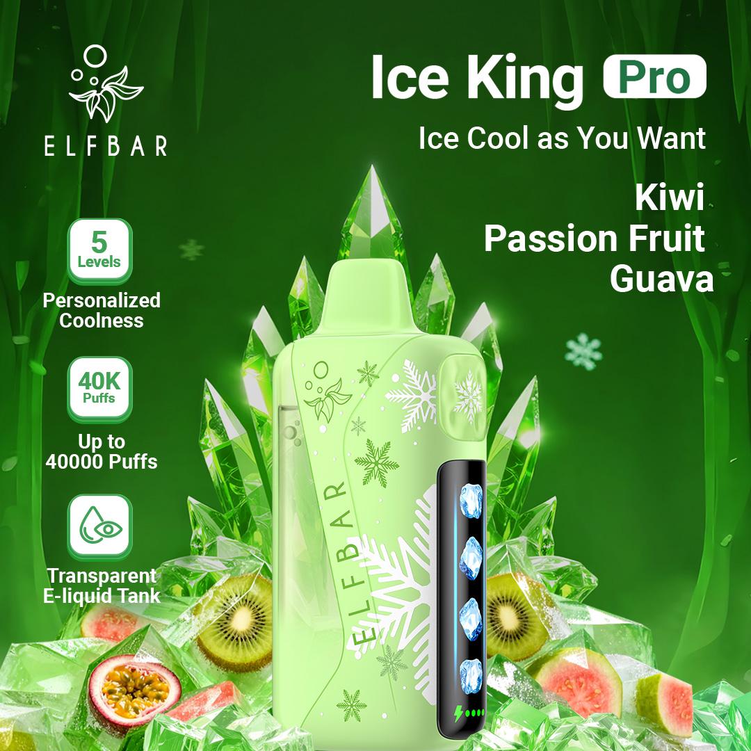 ELFBAR Ice King Pro 40000 Puffs Kiwi Passion Fruit Guava
