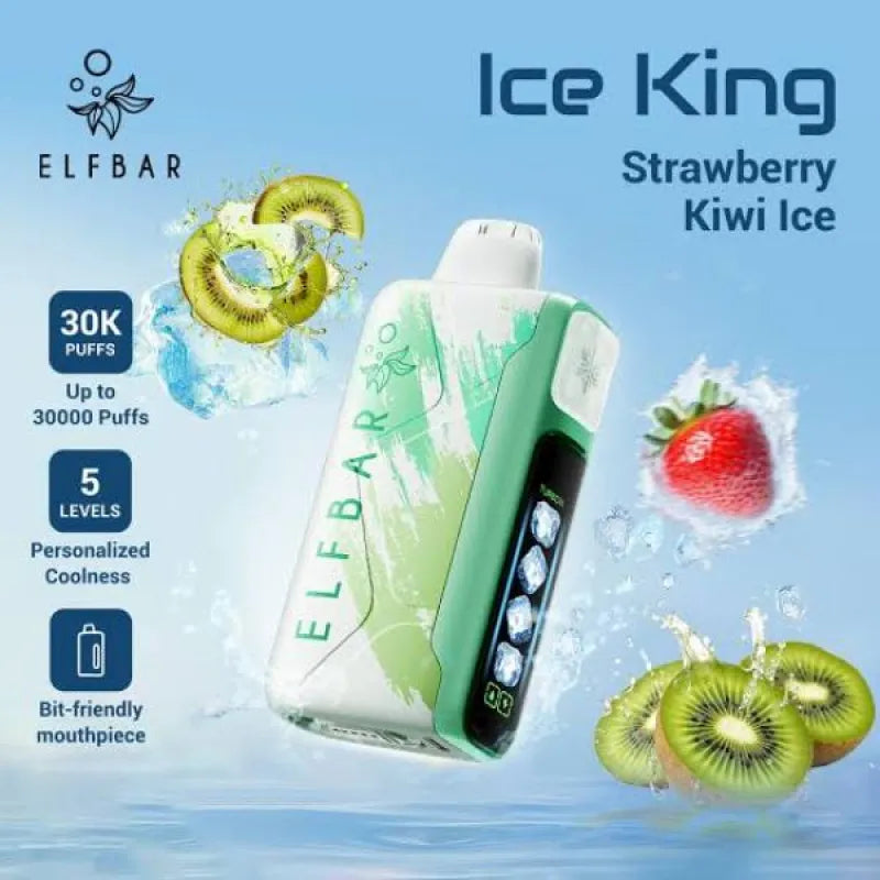 ELFBAR Ice King Pro 40000 Puffs Strawberry Kiwi Ice