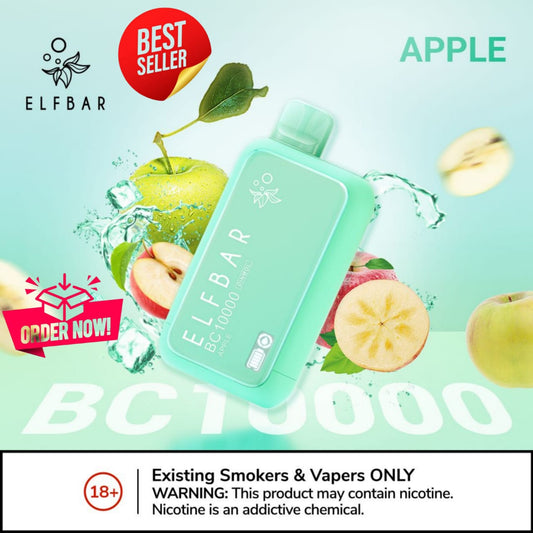 ELF BAR 10000 Puffs Apple Disposable Vape in Dubai UAE