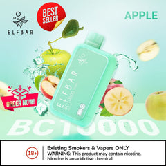 ELF BAR 10000 Puffs Apple Disposable Vape in Dubai UAE