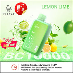 ELF BAR 10000 Puffs Lemon Lime Disposable Vape in Dubai UAE