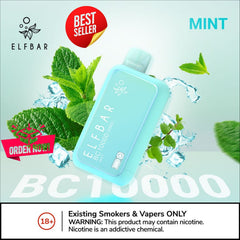 ELF BAR 10000 Puffs Mint Disposable Vape in Dubai UAE