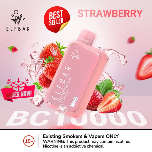 ELF BAR 10000 Puffs Strawberry in Dubai UAE