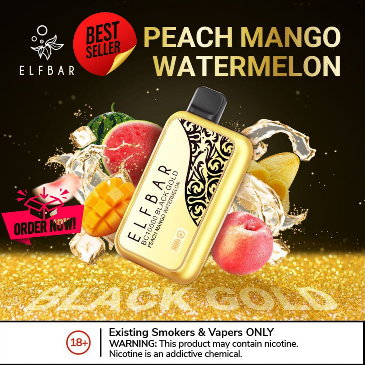 ELF BAR 10000 Puffs Peach Mango Watermelon in Dubai UAE