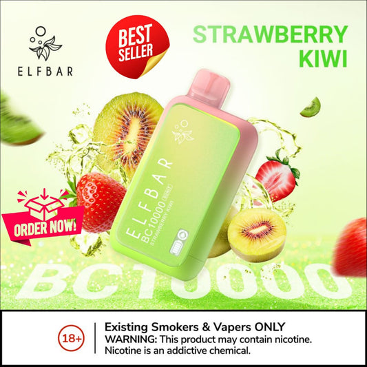 ELF BAR 10000 Puffs Strawberry Kiwi in Dubai UAE