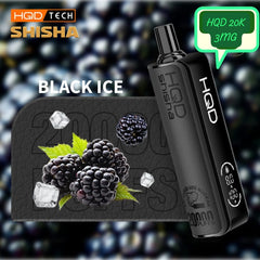 HQD Shisha 20000 Puffs Black Ice