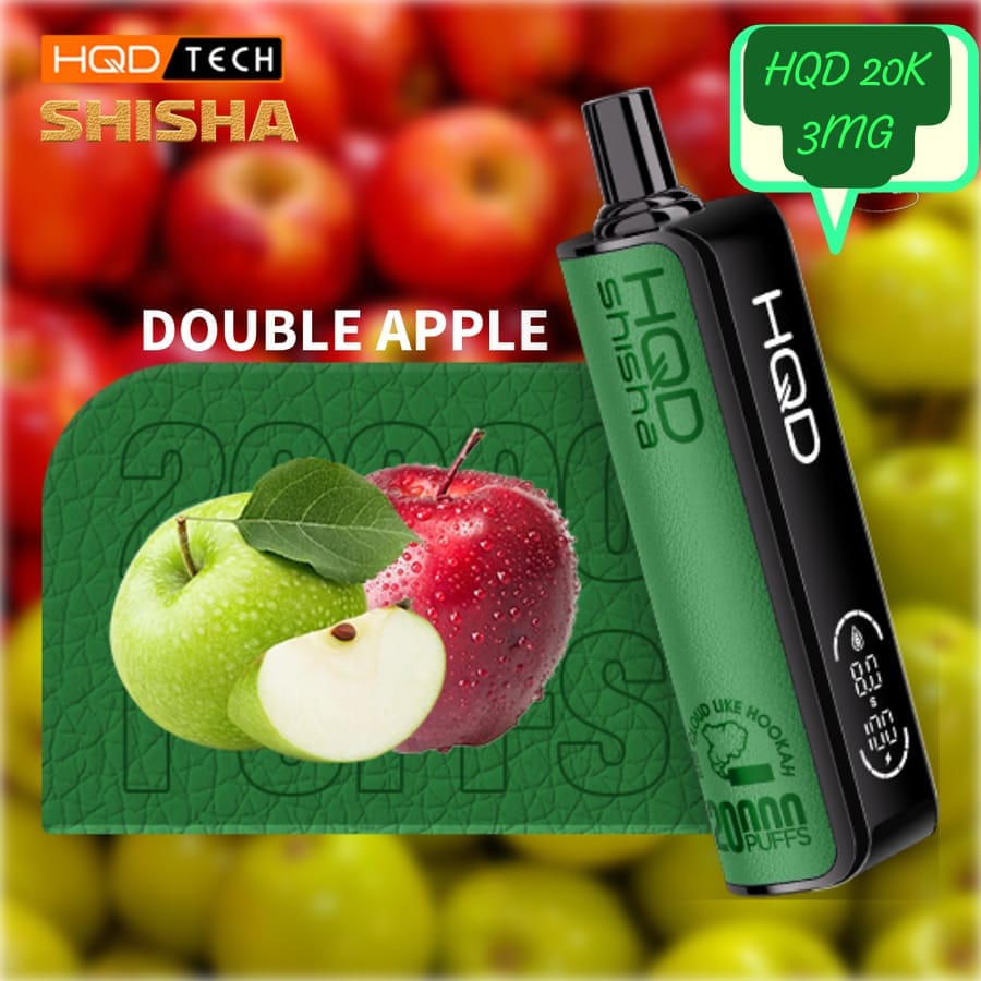 HQD Shisha 20000 Puffs Double Apple
