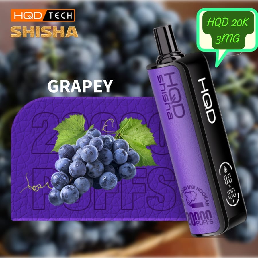HQD Shisha 20000 Puffs Grapey