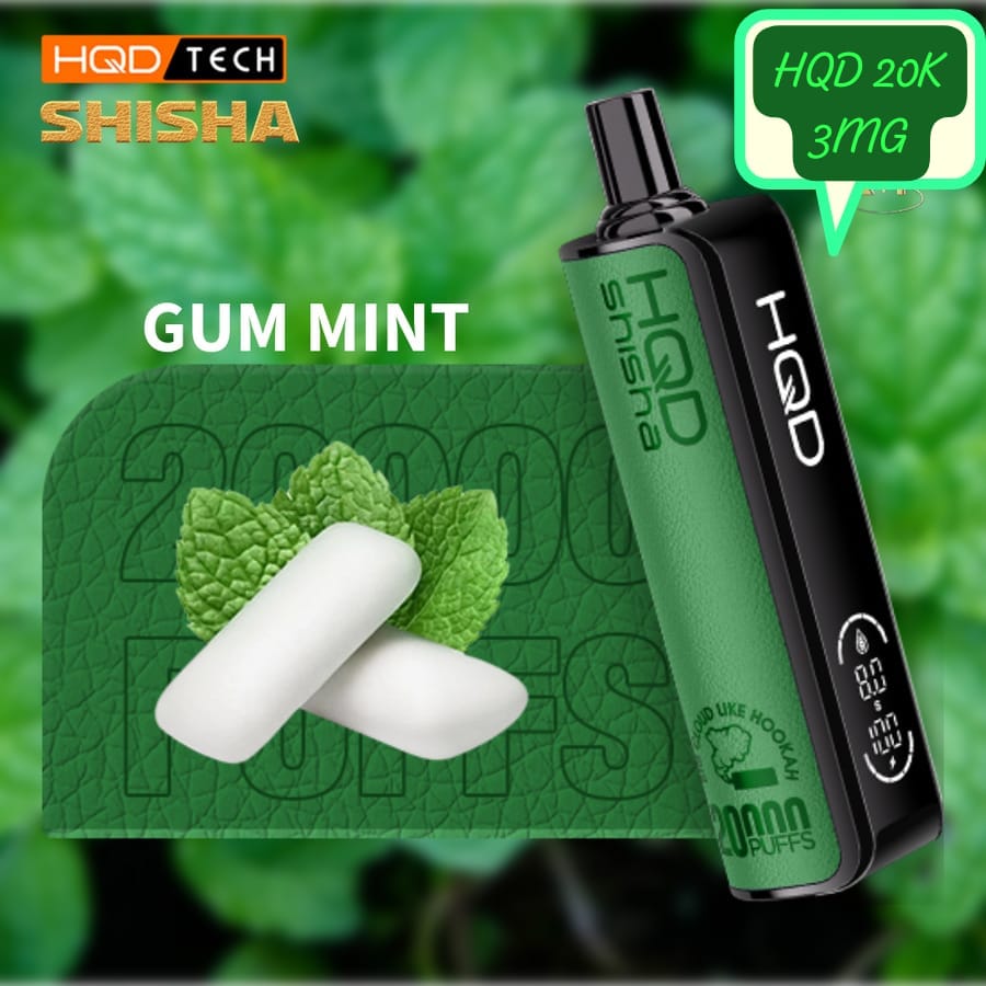 HQD Shisha 20000 Puffs Gum Mint