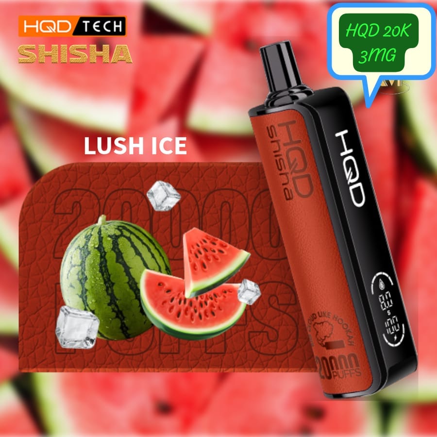 HQD Shisha 20000 Puffs Lush Ice