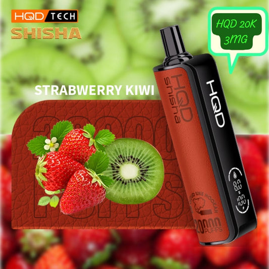 HQD Shisha 20000 Puffs Strawberry Kiwi