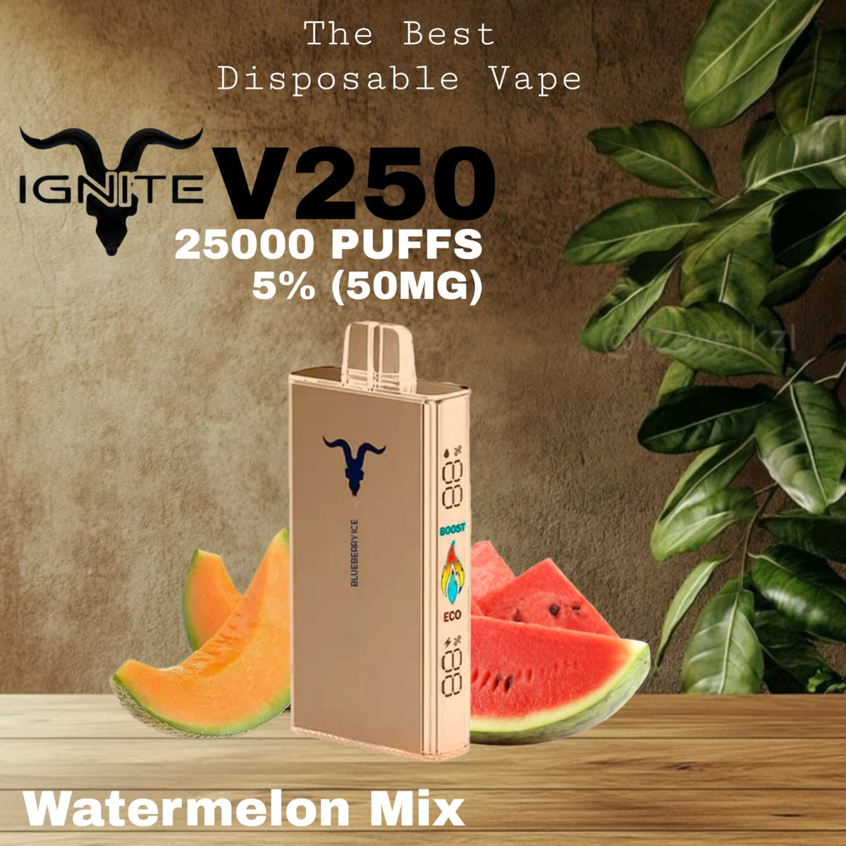 IGNITE V250 Watermelon Mix 25000 Puffs Disposable Vape in UAE