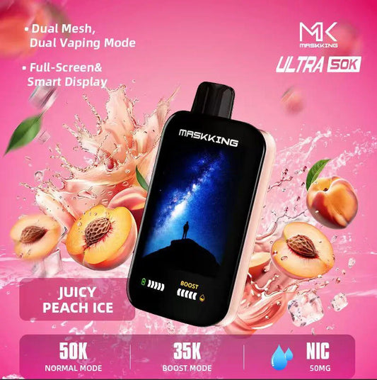 MASKKING Ultra 50000 Puffs Juice Peach Ice