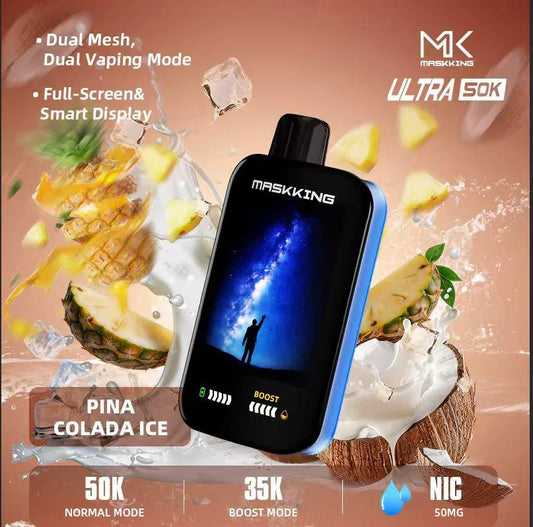 MASKKING Ultra 50000 Puffs Pina Colada Ice