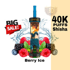 MFU Shisha X1 40K Puffs Blackcurrant Bomb Disposable Vape