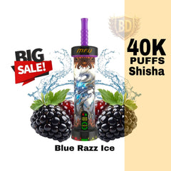MFU Shisha X1 40K Puffs Blue Razz Ice Disposable Vape