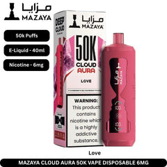 Mazaya Cloud AURA 50000 Puffs Disposable Vape in Dubai UAE