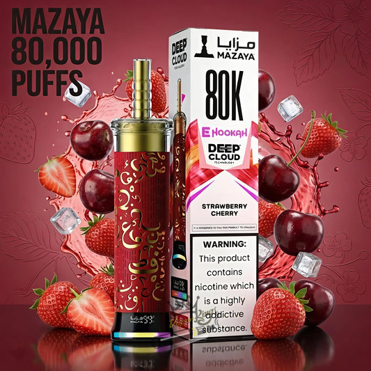 Mazaya Deep Cloud Shisha 80000 Puffs Disposable Vape in Dubai UAE