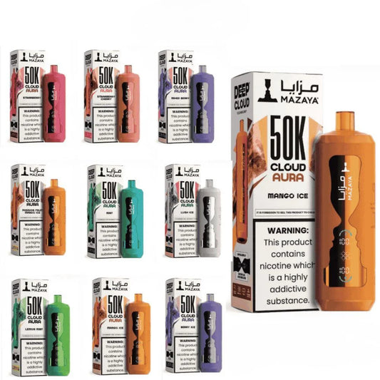 Mazaya Cloud AURA 50000 Puffs Disposable Vape in Dubai UAE