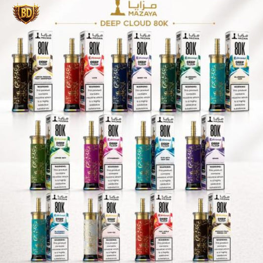 Mazaya Deep Cloud Shisha 80000 Puffs Disposable Vape in Dubai UAE