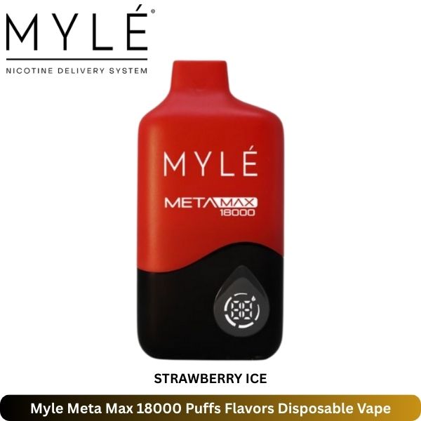 Myle Meta Max 18000 Puffs Strawberry Ice