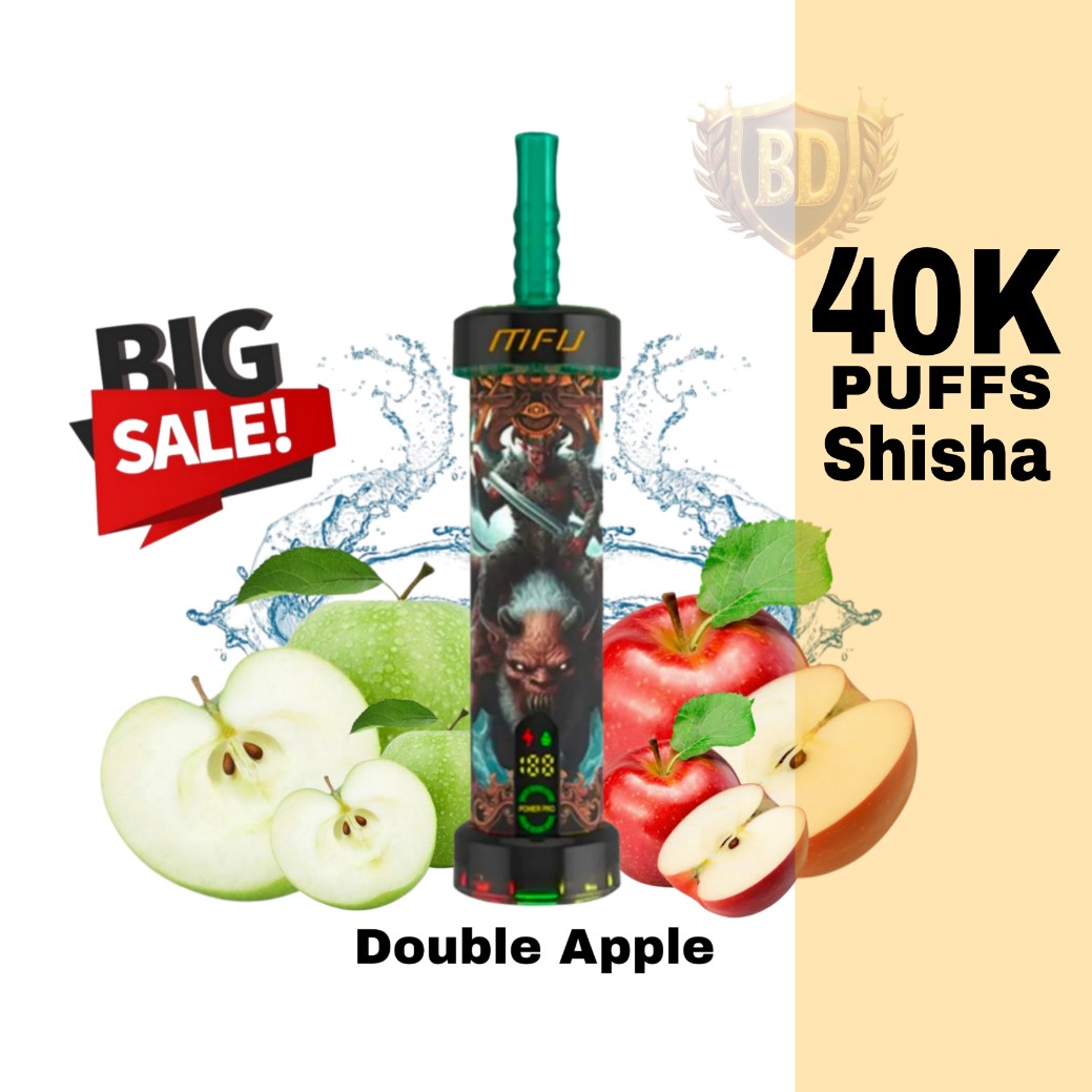 MFU Shisha X1 40K Puffs Double Apple Disposable Vape