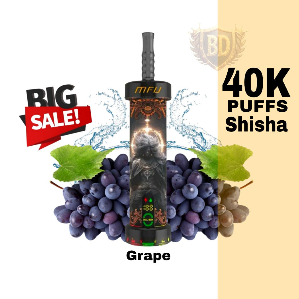 MFU Shisha X1 40K Puffs Grape Disposable Vape
