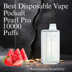 Podsalt Pearl Pro 10000 Puffs Watermelon Strawberry Disposable Vape in UAE