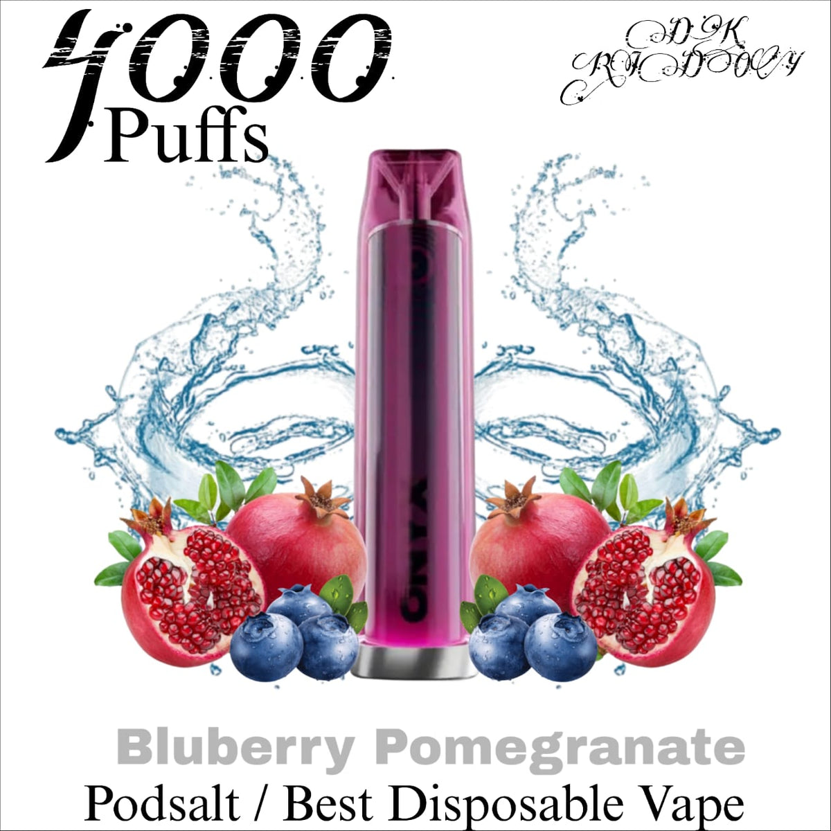 Pod Salt Onyx Blueberry Pomegranate 20mg 4000 Puffs in Dubai UAE