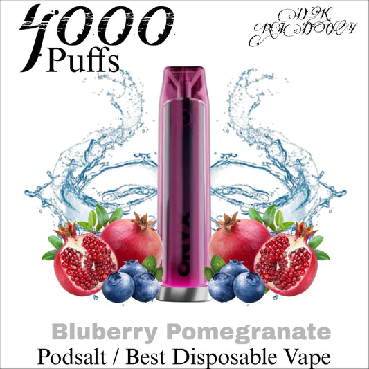 Pod Salt Onyx Blueberry Pomegranate 20mg 4000 Puffs in Dubai UAE