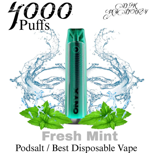 Pod Salt Onyx  Fresh Mint 20mg  4000 Puffs in Dubai UAE