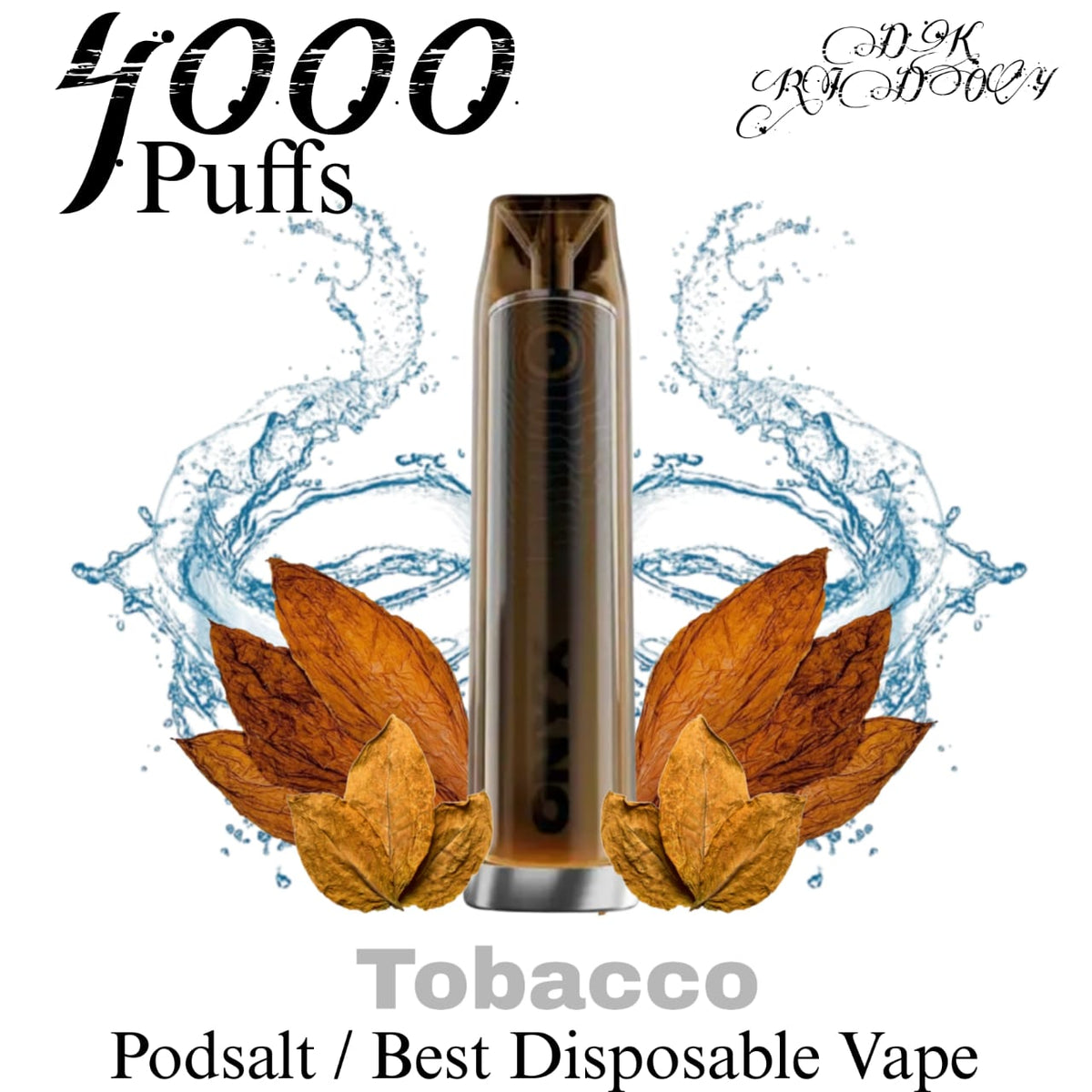 Pod Salt Onyx Tobacco 20mg  4000 Puffs in Dubai UAE