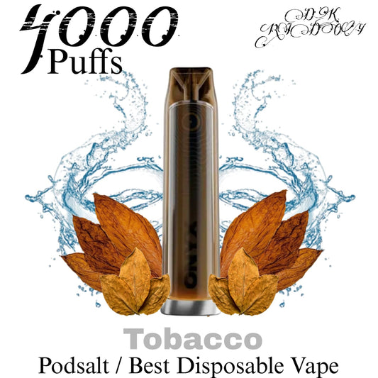 Pod Salt Onyx Tobacco 20mg  4000 Puffs in Dubai UAE