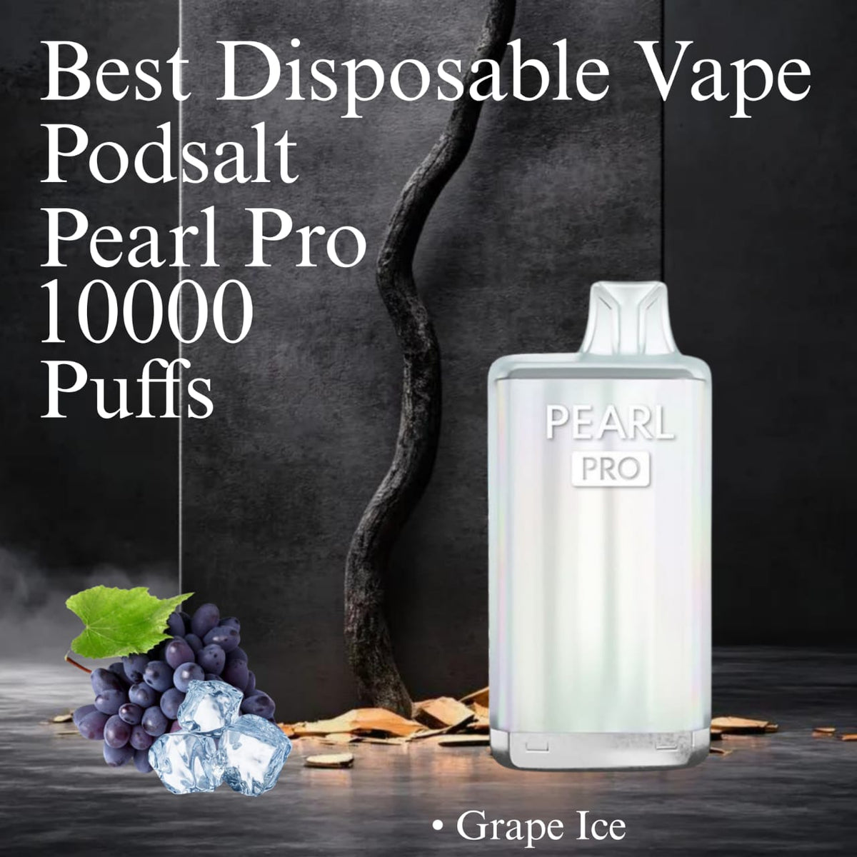 Podsalt Pearl Pro 10000 Puffs Grape Ice Disposable Vape in UAE