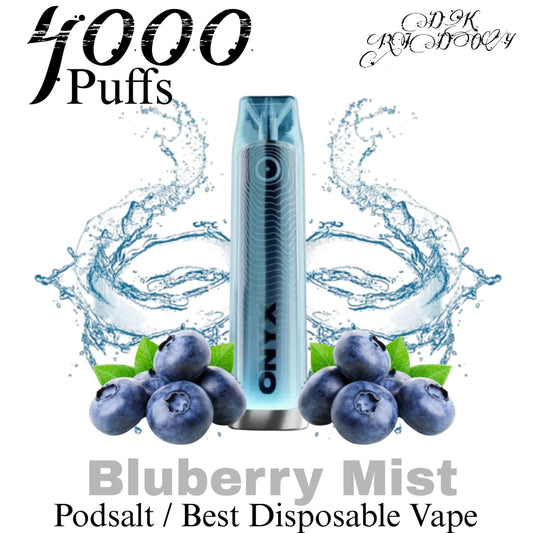 Pod Salt Onyx  Blueberry Mist 20mg  4000 Puffs in Dubai UAE