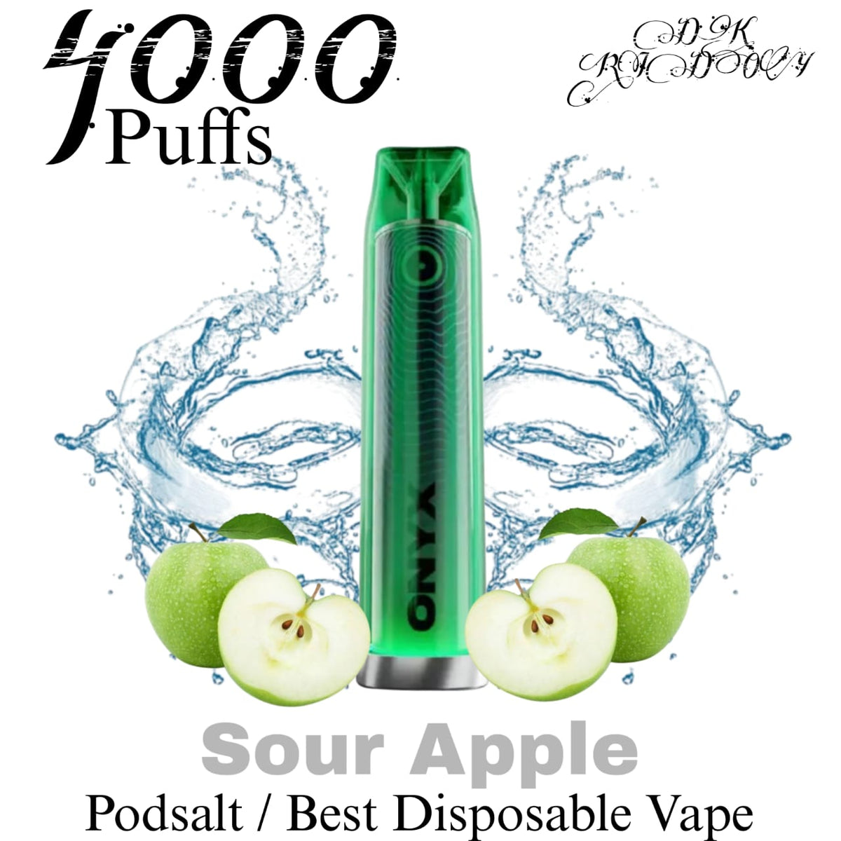 Pod Salt Onyx Sour Apple 20mg 4000 Puffs in Dubai UAE