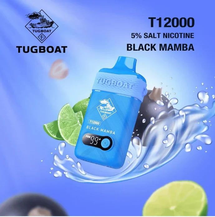 Tugboat T12000 Disposable Vape Black Ice