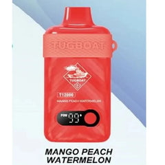 Tugboat T12000 Disposable Vape Mango Peach Watermelon