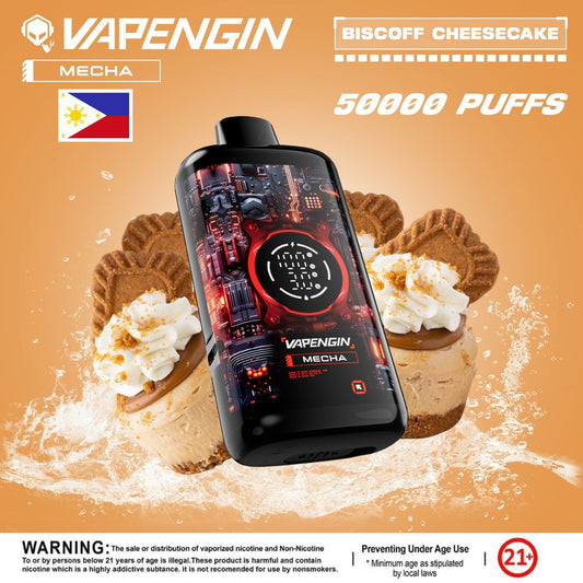 VAPENGIN Meacha 50000 Puffs Biscoff Cheesecake