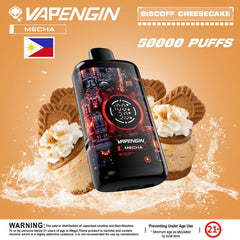 VAPENGIN Meacha 50000 Puffs Biscoff Cheesecake