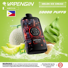 VAPENGIN Meacha 50000 Puffs Melon Ice Cream,