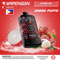 VAPENGIN Meacha 50000 Puffs Melon Lychee Ice