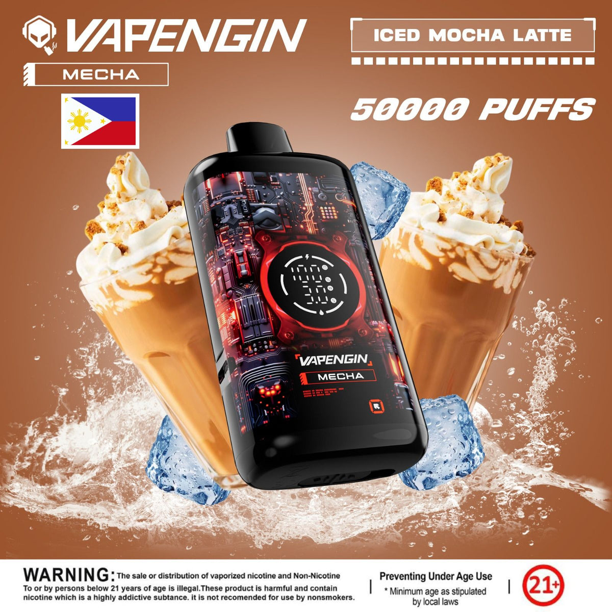 VAPENGIN Meacha 50000 Puffs iced mocha latte