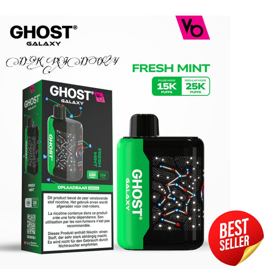 Vapes Bars Ghost Galaxy 25K Puffs Fresh Mint In UAE