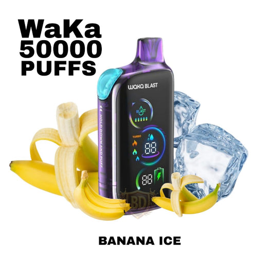 Waka ice Blast 50000 Puffs 50mg Watermelon Chill in Dubai, UAE