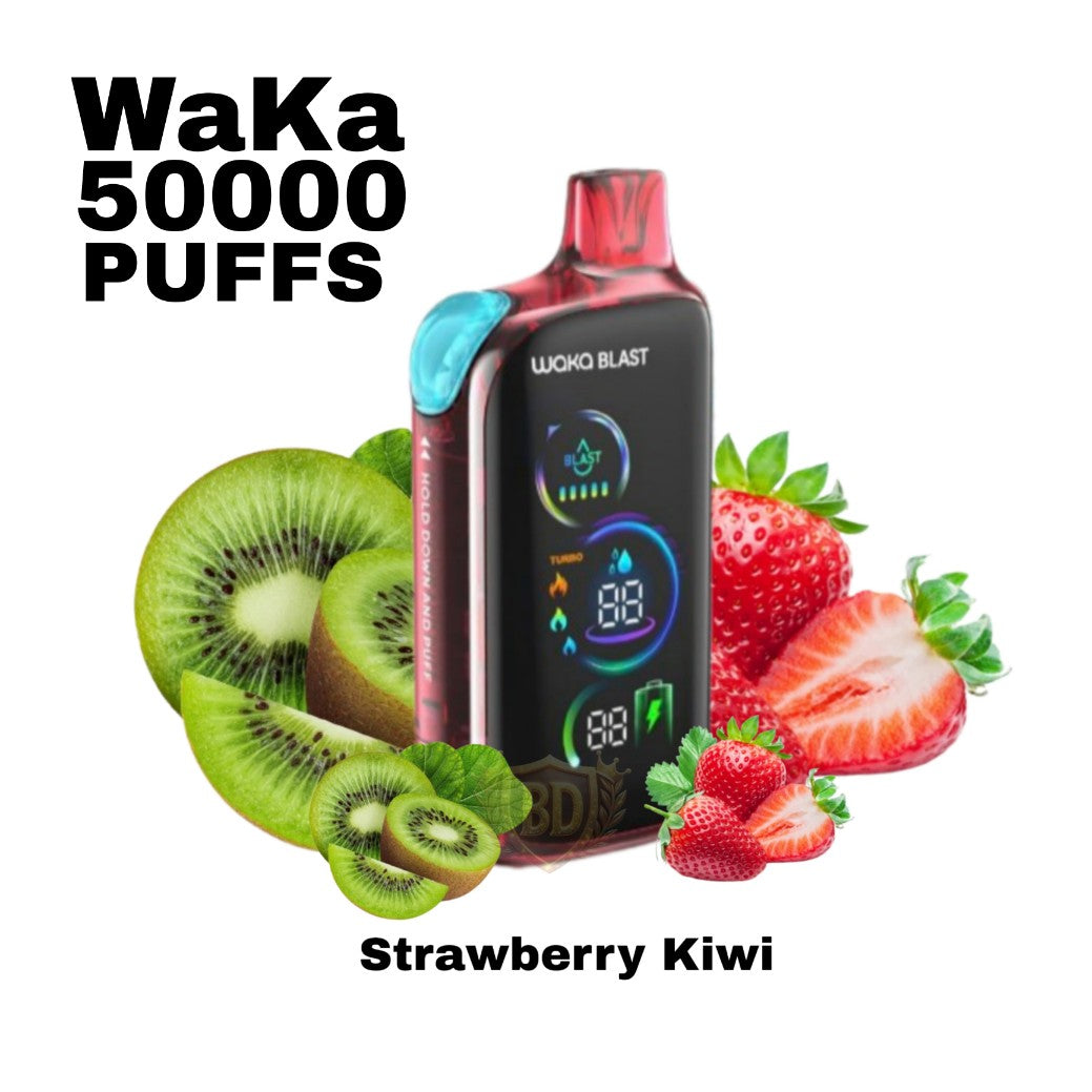 Waka ice Blast 50000 Puffs 50mg Strawberry Kiwi in Dubai, UAE