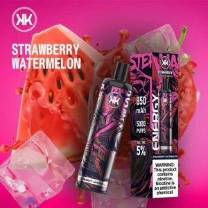 Strawberry Watermelon kk energy 5000 puffs disposable